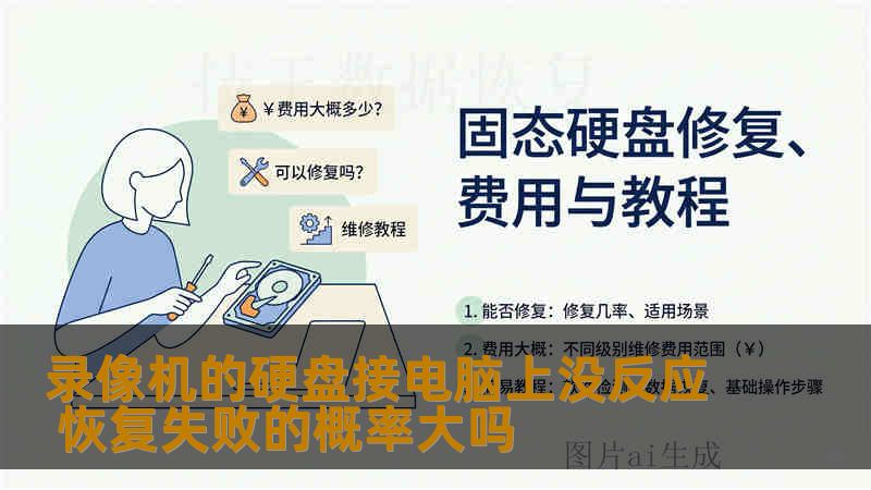录像机的硬盘接电脑上没反应 恢复失败的概率大吗