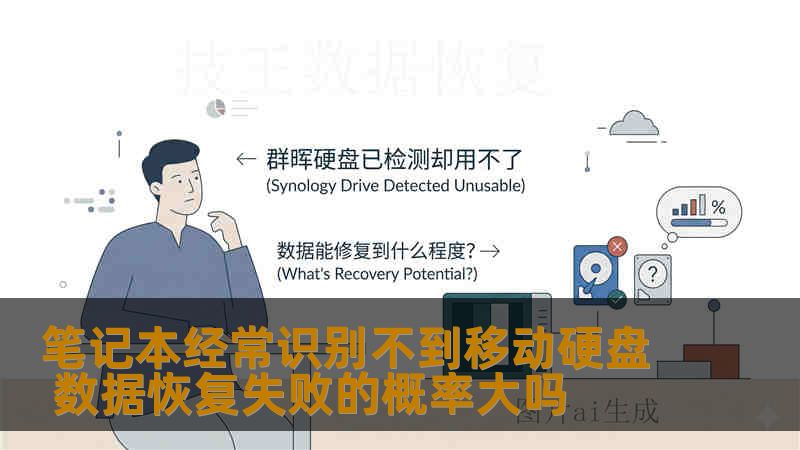 笔记本经常识别不到移动硬盘 数据恢复失败的概率大吗