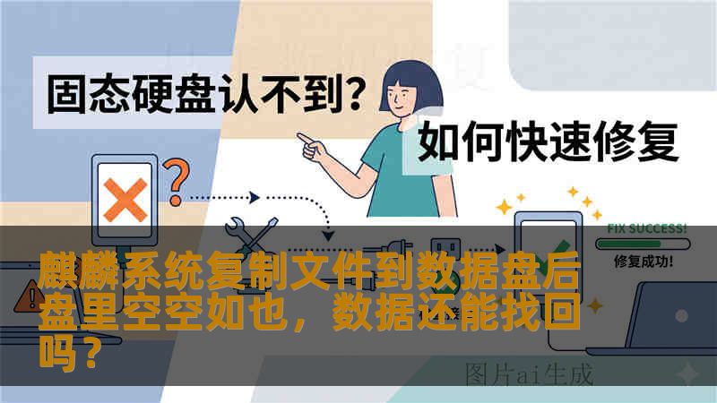 麒麟系统复制文件到数据盘后盘里空空如也，数据还能找回吗？