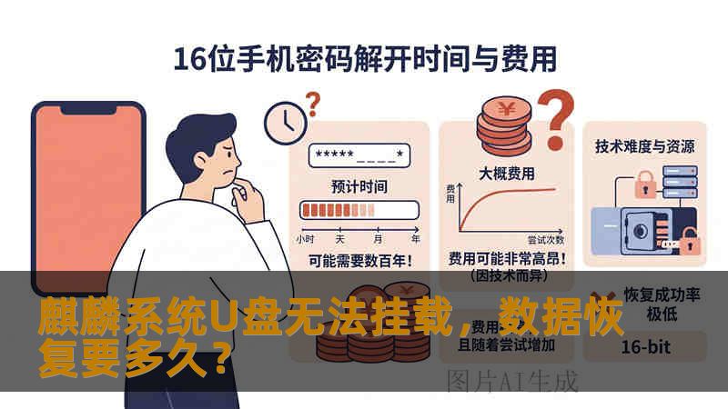 麒麟系统U盘无法挂载，数据恢复要多久？