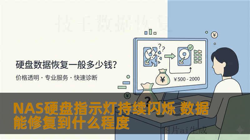NAS硬盘指示灯持续闪烁 数据能修复到什么程度