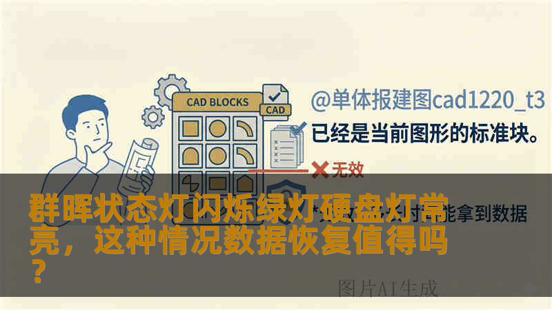 群晖状态灯闪烁绿灯硬盘灯常亮,这种情况数据恢复值得吗? 群晖状态灯闪烁绿灯硬盘灯常亮,这种情况数据恢复值得吗?