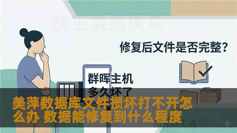 美萍数据库文件损坏打不开怎么办 数据能修复到什么程度