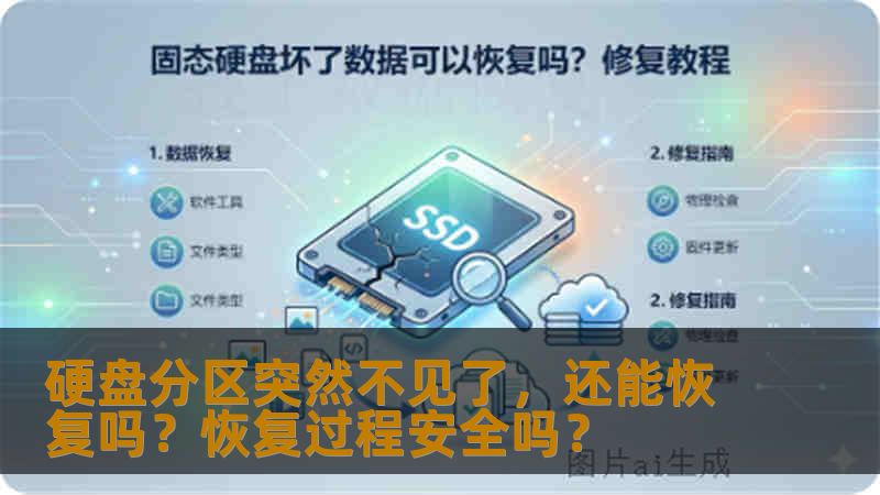 硬盘分区突然不见了，还能恢复吗？恢复过程安全吗？