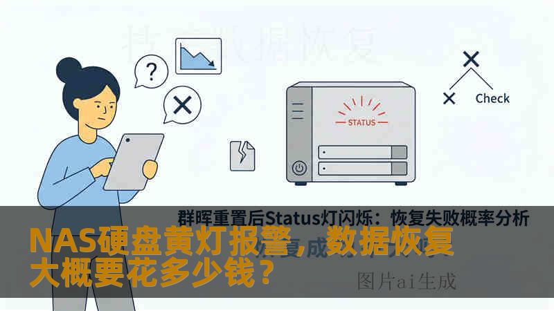 NAS硬盘黄灯报警，数据恢复大概要花多少钱？