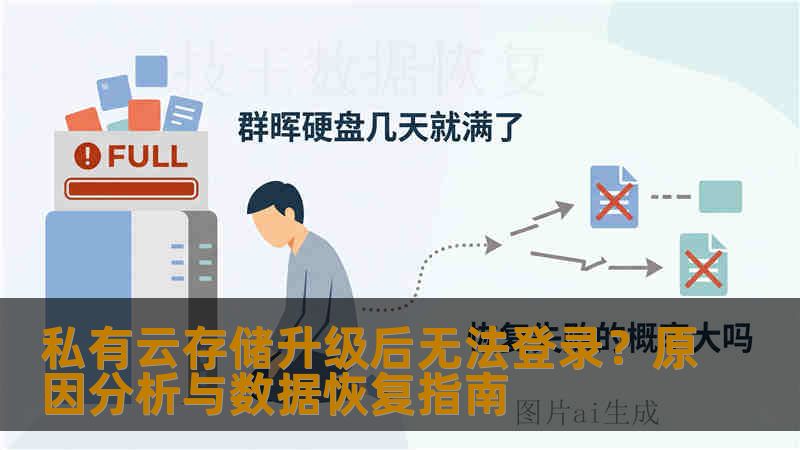 私有云存储升级后无法登录？原因分析与数据恢复指南