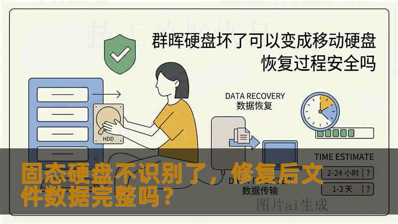 固态硬盘不识别了，修复后文件数据完整吗？
