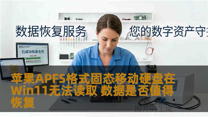 苹果APFS格式固态移动硬盘在Win11无法读取 数据是否值得恢复 苹果APFS格式固态移动硬盘在Win11无法读取 数据是否值得恢复
