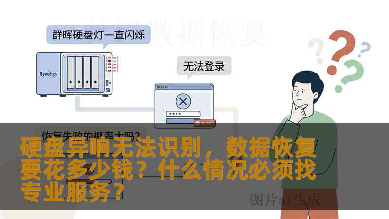 硬盘异响无法识别，数据恢复要花多少钱？什么情况必须找专业服务？