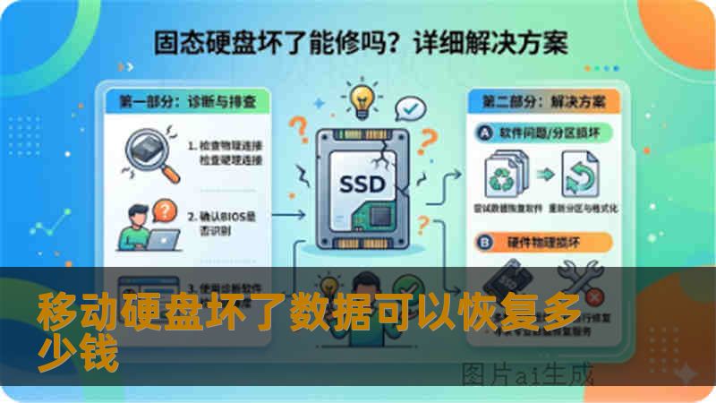 移动硬盘坏了数据可以恢复多少钱