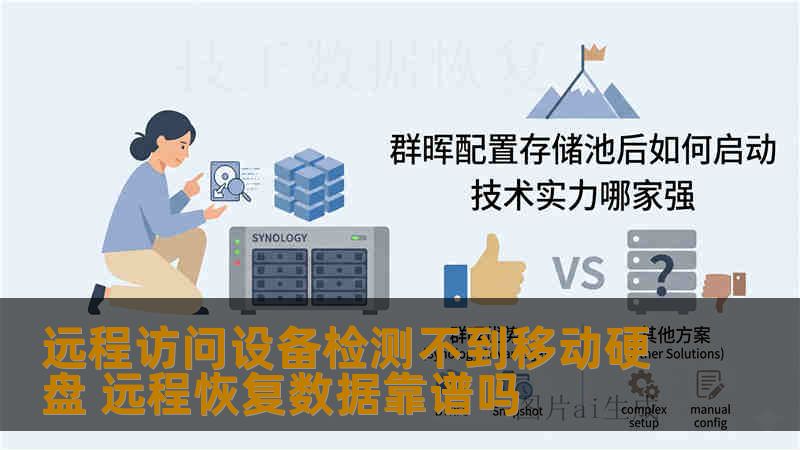 远程访问设备检测不到移动硬盘 远程恢复数据靠谱吗