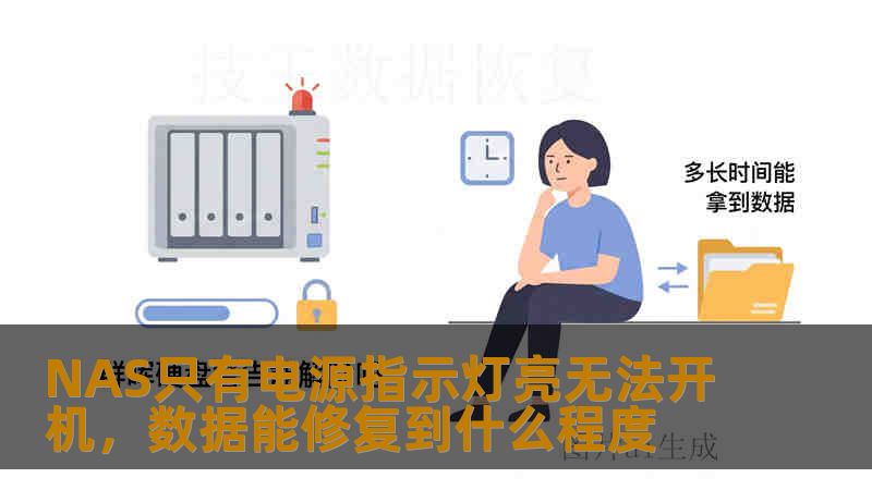NAS只有电源指示灯亮无法开机，数据能修复到什么程度