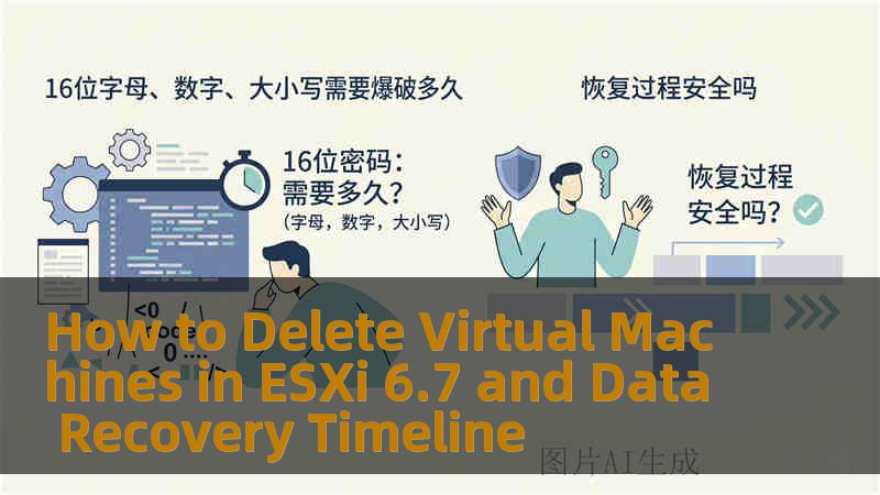 How to Delete Virtual Machines in ESXi 6.7 and Data Recovery Timeline