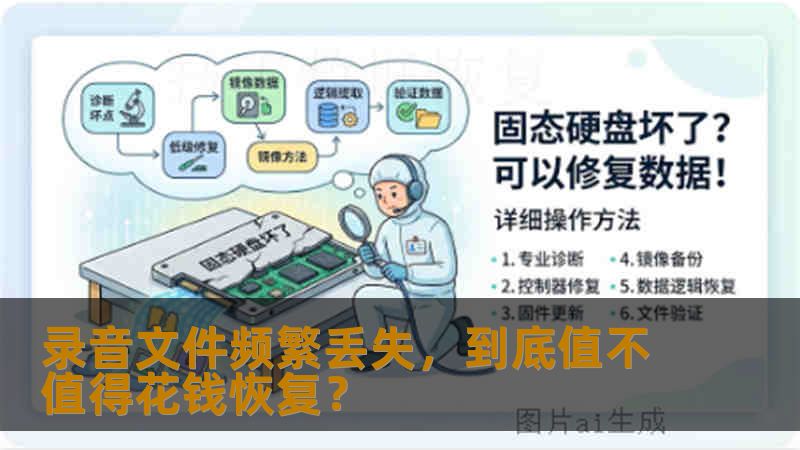 录音文件频繁丢失，到底值不值得花钱恢复？