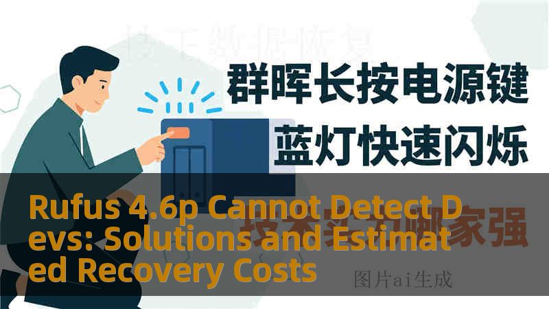 Rufus 4.6p Cannot Detect Devs: Solutions and Estimated Recovery Costs