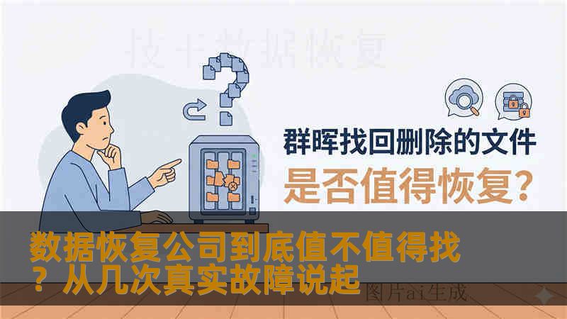 数据恢复公司到底值不值得找？从几次真实故障说起