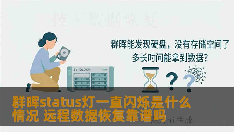 群晖status灯一直闪烁是什么情况 远程数据恢复靠谱吗