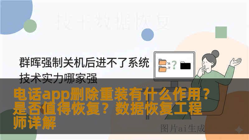 电话app删除重装有什么作用？是否值得恢复？数据恢复工程师详解