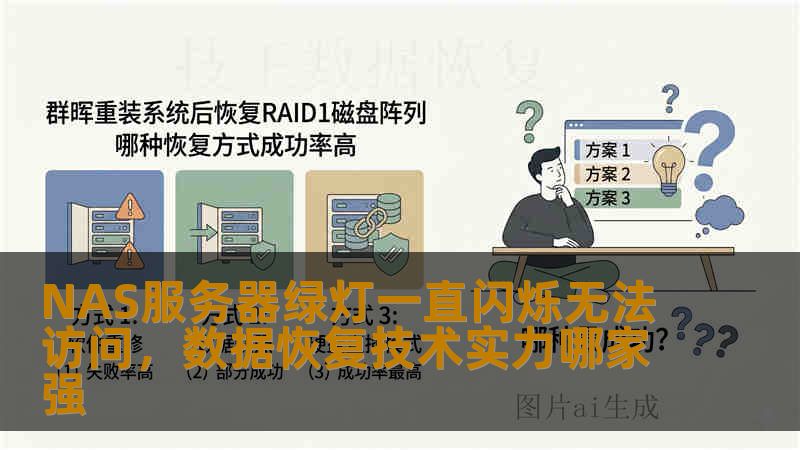 NAS服务器绿灯一直闪烁无法访问,数据恢复技术实力哪家强 NAS服务器绿灯一直闪烁无法访问,数据恢复技术实力哪家强