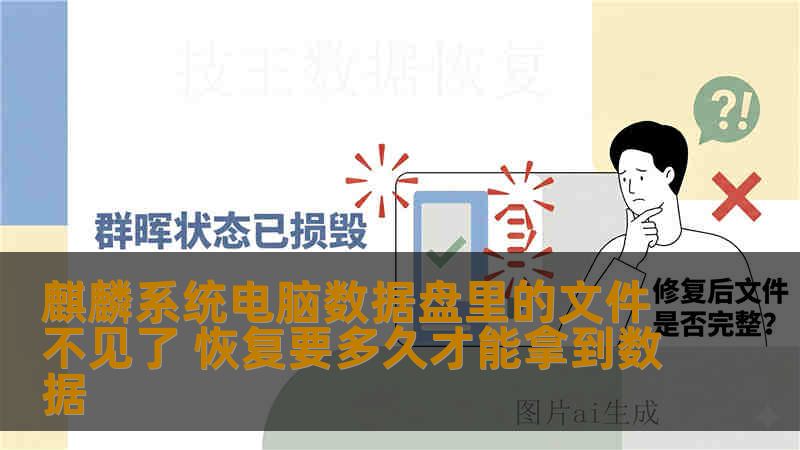 麒麟系统电脑数据盘里的文件不见了 恢复要多久才能拿到数据