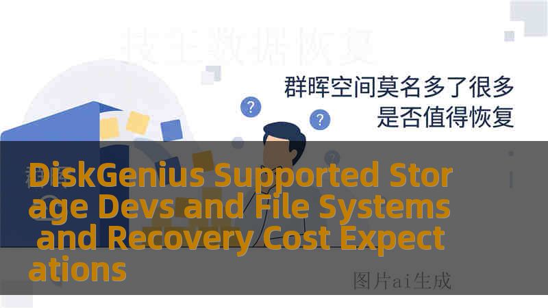 DiskGenius Supported Storage Devs and File Systems and Recovery Cost Expectations DiskGenius Supported Storage Devs and File Systems and Recovery Cost Expectations