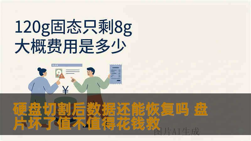 硬盘切割后数据还能恢复吗 盘片坏了值不值得花钱救