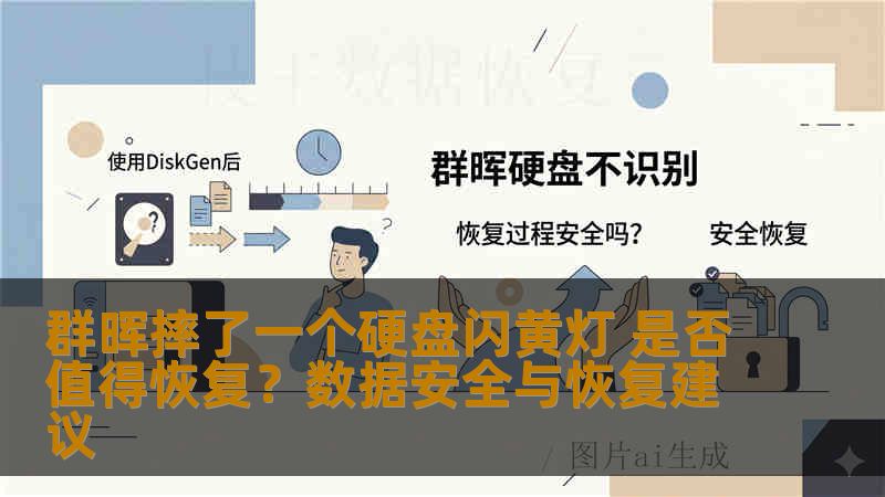 群晖摔了一个硬盘闪黄灯 是否值得恢复？数据安全与恢复建议