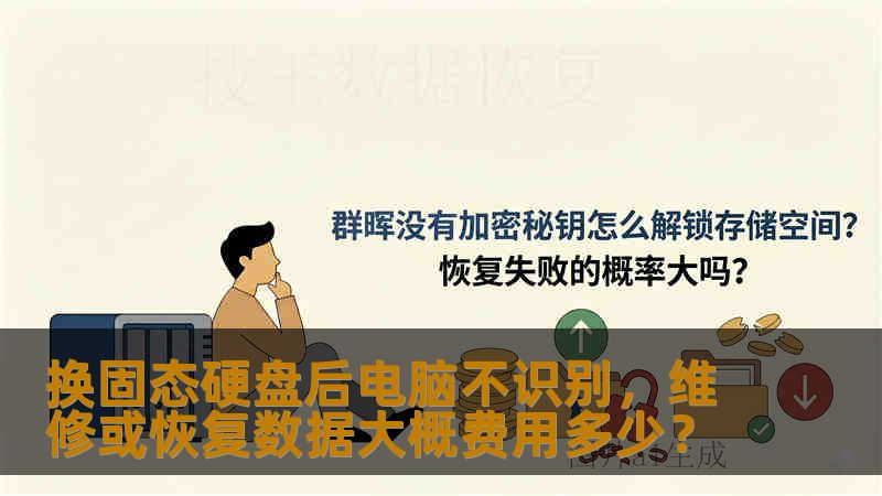 换固态硬盘后电脑不识别，维修或恢复数据大概费用多少？