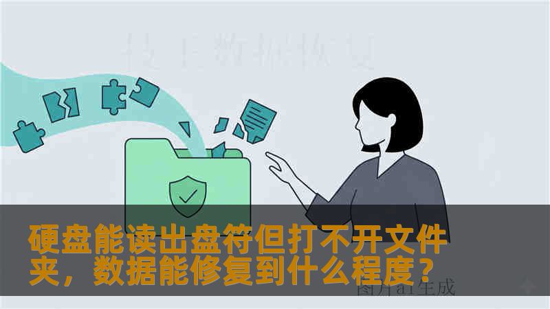 硬盘能读出盘符但打不开文件夹，数据能修复到什么程度？