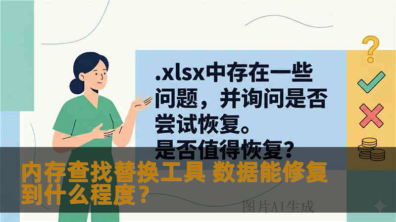 内存查找替换工具 数据能修复到什么程度？