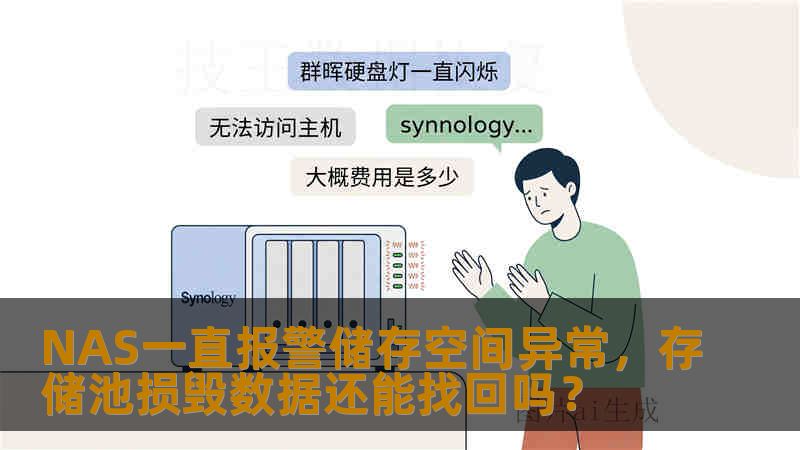 NAS一直报警储存空间异常，存储池损毁数据还能找回吗？