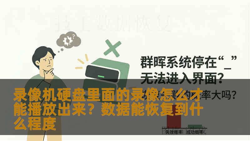 录像机硬盘里面的录像怎么才能播放出来？数据能恢复到什么程度