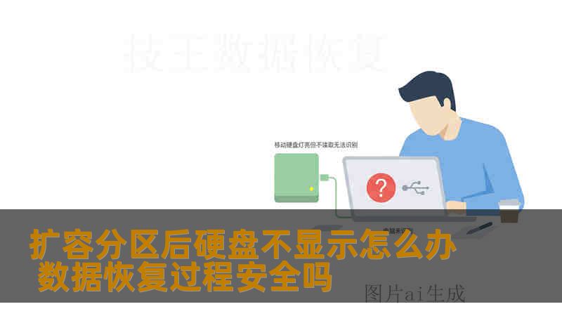 扩容分区后硬盘不显示怎么办 数据恢复过程安全吗