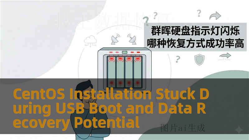CentOS Installation Stuck During USB Boot and Data Recovery Potential