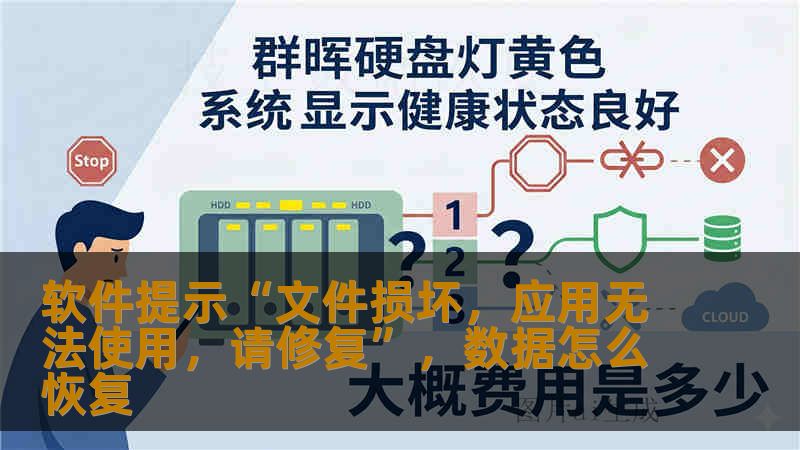 软件提示“文件损坏，应用无法使用，请修复”，数据怎么恢复