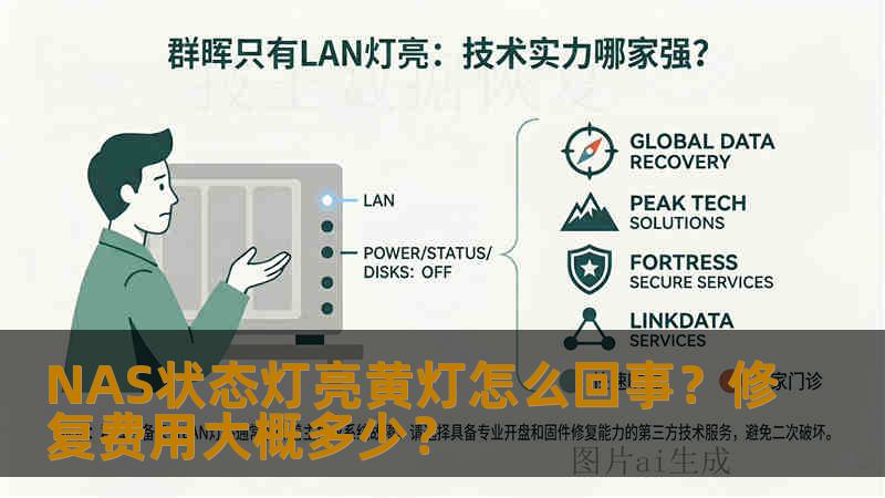 NAS状态灯亮黄灯怎么回事？修复费用大概多少？