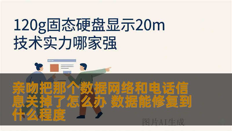 亲吻把那个数据网络和电话信息关掉了怎么办 数据能修复到什么程度