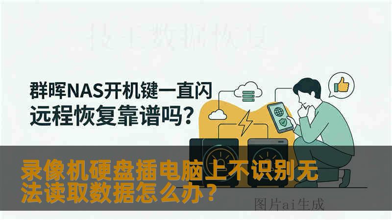 录像机硬盘插电脑上不识别无法读取数据怎么办？