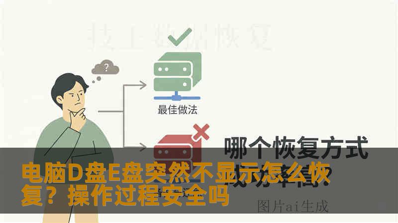 电脑D盘E盘突然不显示怎么恢复?操作过程安全吗 电脑D盘E盘突然不显示怎么恢复?操作过程安全吗