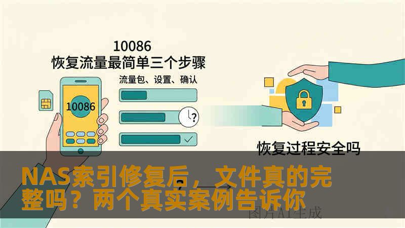 NAS索引修复后，文件真的完整吗？两个真实案例告诉你