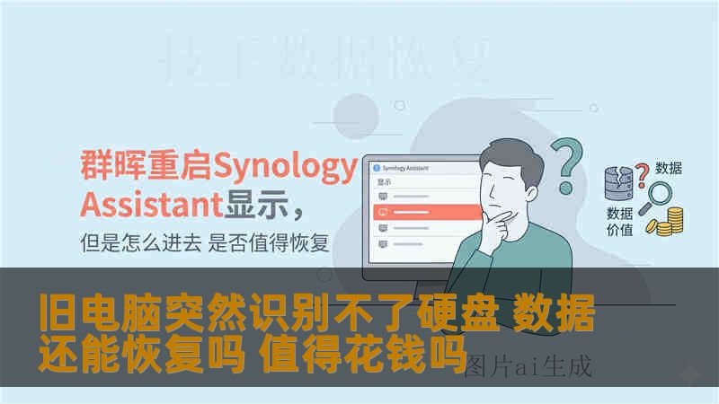 旧电脑突然识别不了硬盘 数据还能恢复吗 值得花钱吗