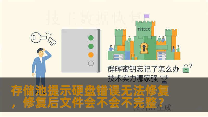 存储池提示硬盘错误无法修复，修复后文件会不会不完整？