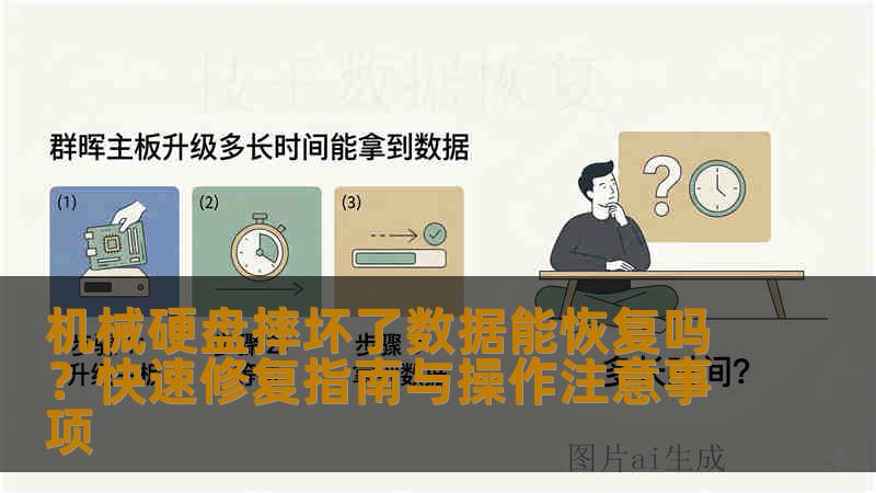 机械硬盘摔坏了数据能恢复吗？快速修复指南与操作注意事项