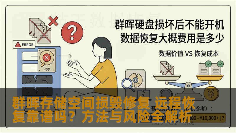 群晖存储空间损毁修复 远程恢复靠谱吗？方法与风险全解析