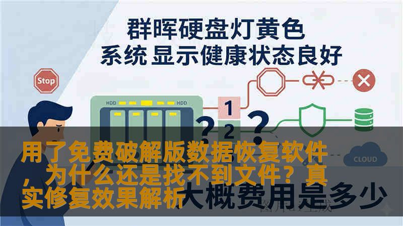 用了免费破解版数据恢复软件，为什么还是找不到文件？真实修复效果解析