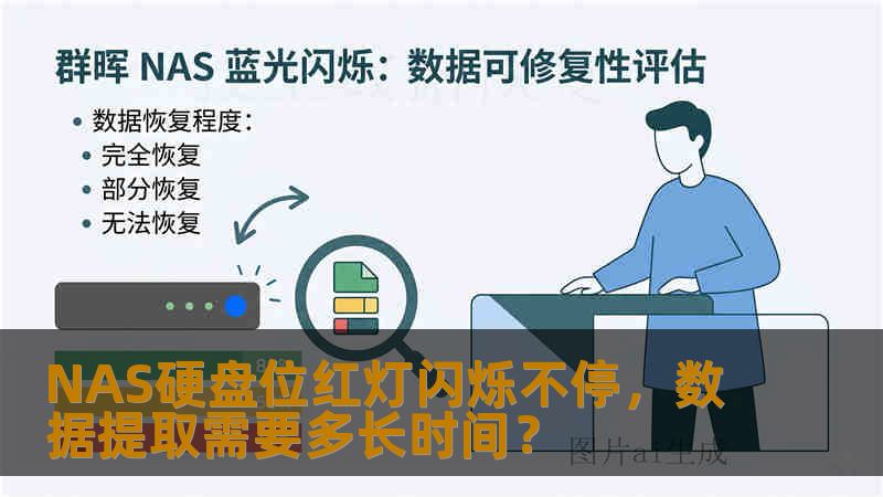 NAS硬盘位红灯闪烁不停，数据提取需要多长时间？
