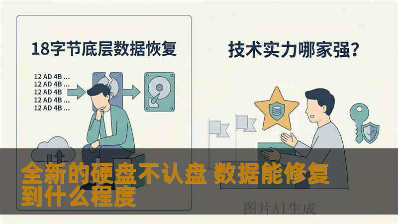全新的硬盘不认盘 数据能修复到什么程度