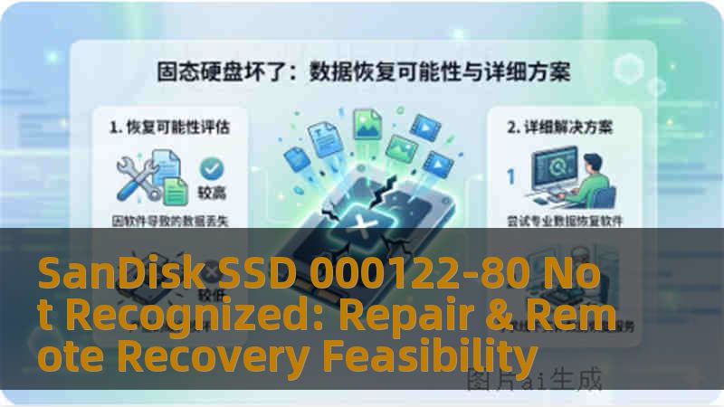 SanDisk SSD 000122-80 Not Recognized: Repair & Remote Recovery Feasibility