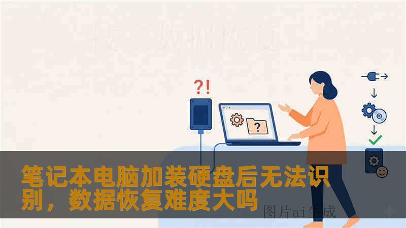 笔记本电脑加装硬盘后无法识别，数据恢复难度大吗