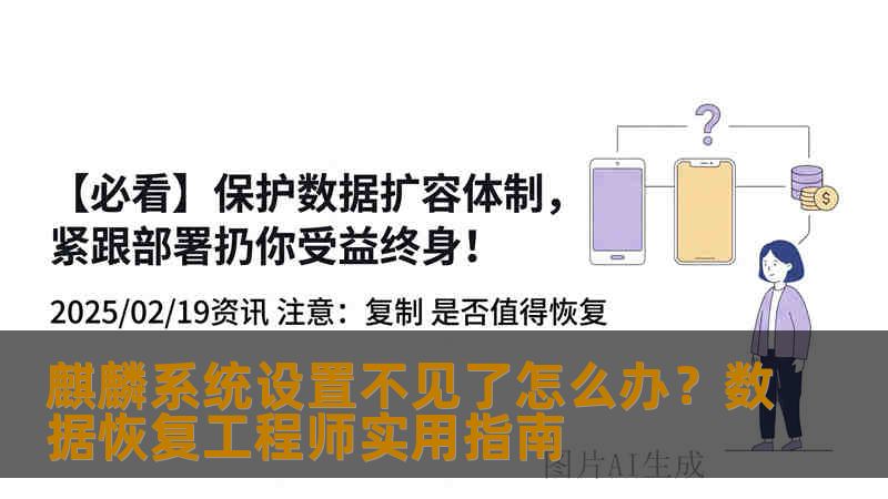 麒麟系统设置不见了怎么办？数据恢复工程师实用指南